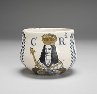 Caudle Cup by Lambeth Potteries