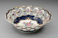 Dessert Basket by Worcester Porcelain Factory (Manufacturer)