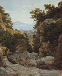 Italian Landscape by Heinrich Reinhold