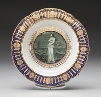 Soup Plate from the "Hope Service" Made for the Duke of Clarence by Worcester Porcelain Factory (Manufacturer)