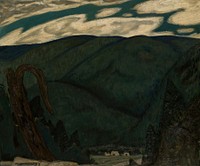 The Dark Mountain by Marsden Hartley