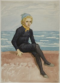 Eddie at the Seashore by Kate Greenaway