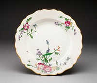 Plate by Veuve Perrin Manaufactory (Manufacturer)