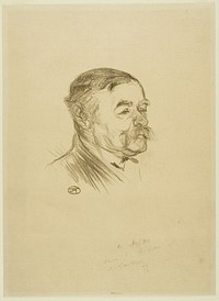 Désiré Dihau by Henri de Toulouse-Lautrec