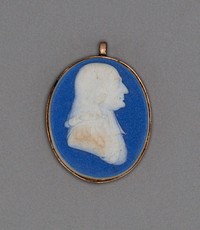 Cameo with Portrait of John Wesley by Wedgwood Manufactory (Manufacturer)