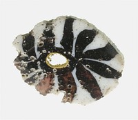 Fragment of an Inlay Depicting a Rosette by Ancient Roman