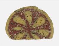 Fragment of an Inlay Depicting a Rosette by Ancient Roman