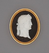 Medallion with Augustus by Wedgwood Manufactory (Manufacturer)