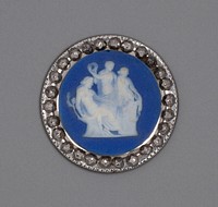 Button with Sacrifice to Hygieia by Wedgwood Manufactory (Manufacturer)