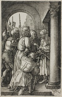 Christ Before Pilate, from The Engraved Passion by Albrecht Dürer