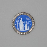 Button with Offering of Victory by Wedgwood Manufactory (Manufacturer)