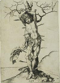 St. Sebastian by Martin Schongauer