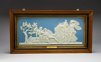 Plaque with Selene and Endymion in Shadow Box by Wedgwood Manufactory (Manufacturer)