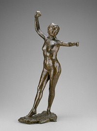 Dancer Ready to Dance, Right Foot Forward by Hilaire Germain Edgar Degas