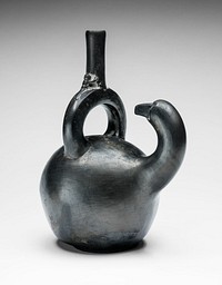 Vessel in the Form of a Gourd by Chimú