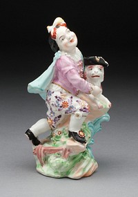 Boy with Dog by Chelsea Porcelain Factory