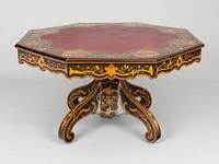 Octagonal Library Table by Richard Hicks Bridgens (Designer)