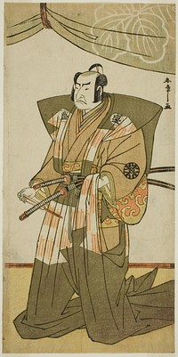 The Actor Nakamura Nakazo I as Saito Sanemori in the Play Kitekaeru Nishiki no Wakayaka, Performed at the Nakamura Theater in the Eleventh Month, 1780 by Katsukawa Shunsho