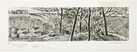 Landscape Panorama by Camille Pissarro