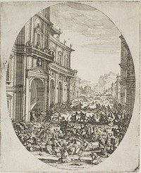 The Massacre of the Innocents (Second plate) by Jacques Callot