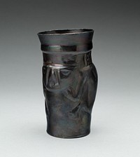 Cup with Repoussé Figure by Chimú