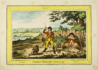 Cockney Sportsmen Recharging by James Gillray