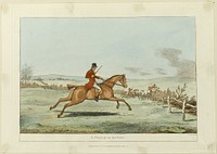 Charging an Ox-fence, plate three from Indispensable Accomplishments by Sir Robert Frankland