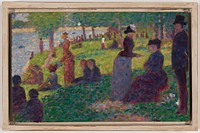 Oil Sketch for "A Sunday on La Grande Jatte — 1884" by Georges Seurat