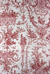 L'Escarpolette (Furnishing Fabric) by Jean Baptiste Huet (Designer)