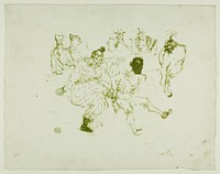 Footit et chocolat by Henri de Toulouse-Lautrec