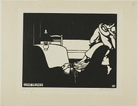 Five O'Clock, plate seven from Intimacies by Félix Edouard Vallotton