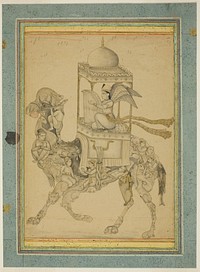 Angel (Peri) Riding a Composite Camel