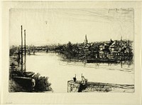 Battersea Reach by Francis Seymour Haden