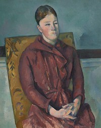 Madame Cezanne in a Yellow Chair by Paul Cezanne