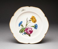 Plate by Strasbourg Pottery and Porcelain Factory (Manufacturer)