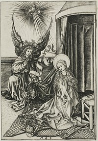 The Annunciation by Martin Schongauer