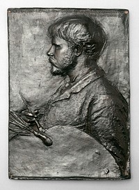 Jules Bastien-Lepage by Augustus Saint-Gaudens (Sculptor)