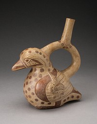 Vessel in the Shape of a Bird by Moche