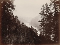 Big River, from the Rancherie, Mendocino, California by Carleton Watkins