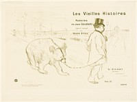 Cover and Frontispiece to Les Vieilles Histoires by Henri de Toulouse-Lautrec