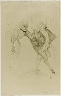 Réjane and Galipaux, in Madame Sans-Gêne by Henri de Toulouse-Lautrec