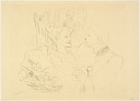 Supper in London by Henri de Toulouse-Lautrec