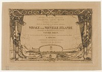 Cover for a Voyage to New Zealand (1842-46) by Charles Meryon