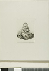 Portrait of Th. Agrippa d'Aubigné by Charles Meryon