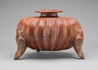 Vessel in the Form of a Calabash by Colima