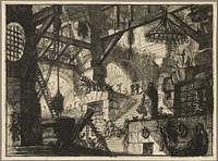 The Well, plate 13 from Imaginary Prisons by Giovanni Battista Piranesi