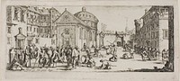 The Hospital, plate fifteen from The Miseries of War by Jacques Callot