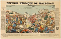 Heroic Defense of Mazagran by Jean-Charles Pellerin