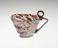 Octagonal Cup with Handle