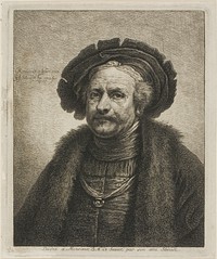 Portrait of Rembrandt by Georg Friedrich Schmidt